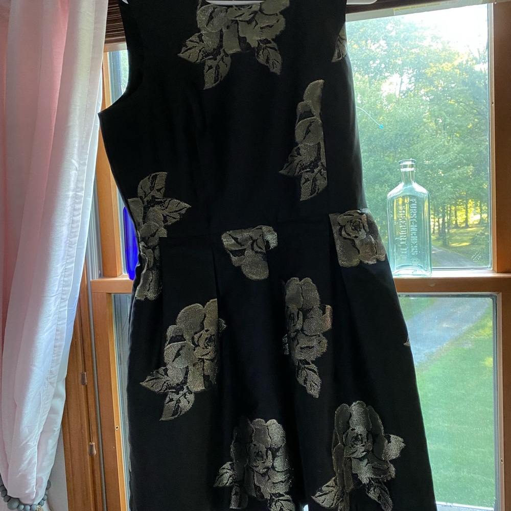 Beautiful gold metallic and Black dress